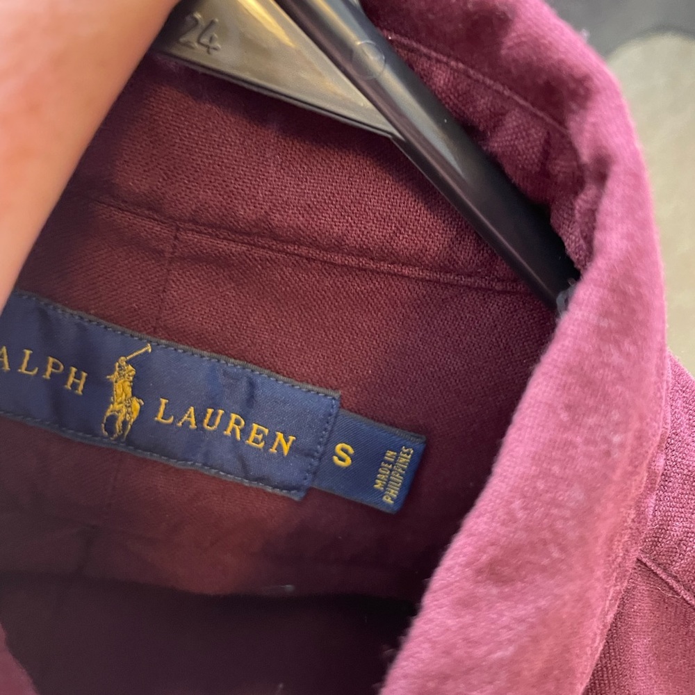 Maroon polo button down - Picture 3 of 3